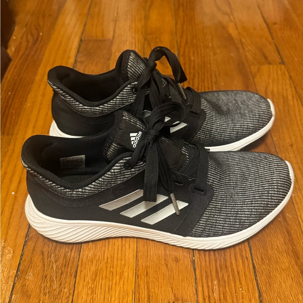 adidas Black and White Athletic Shoes
